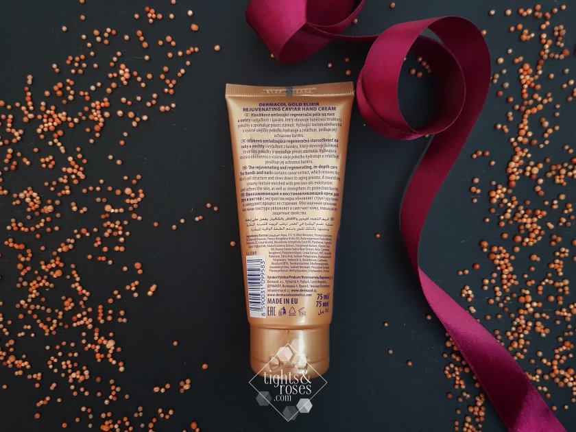 Без намека на сухость: Dermacol Gold Elixir Caviar Hand Cream