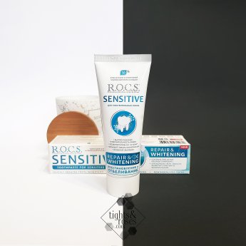 Мягкое очищение и отбеливание зубов с R.O.C.S Sensitive