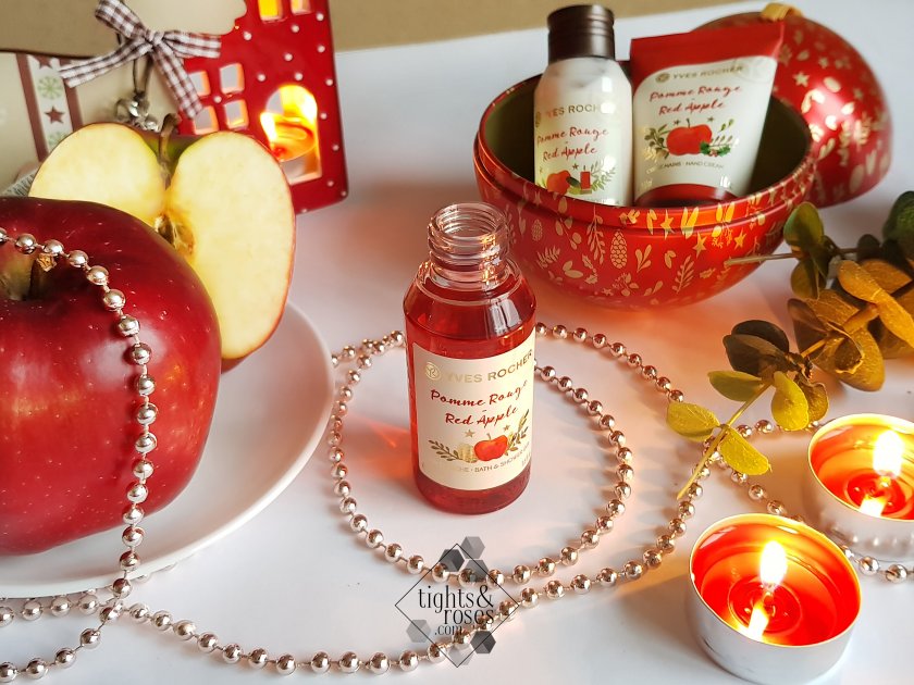 Гель для душа из лимитированной рождественской серии «Красное яблоко» от Yves Rocher