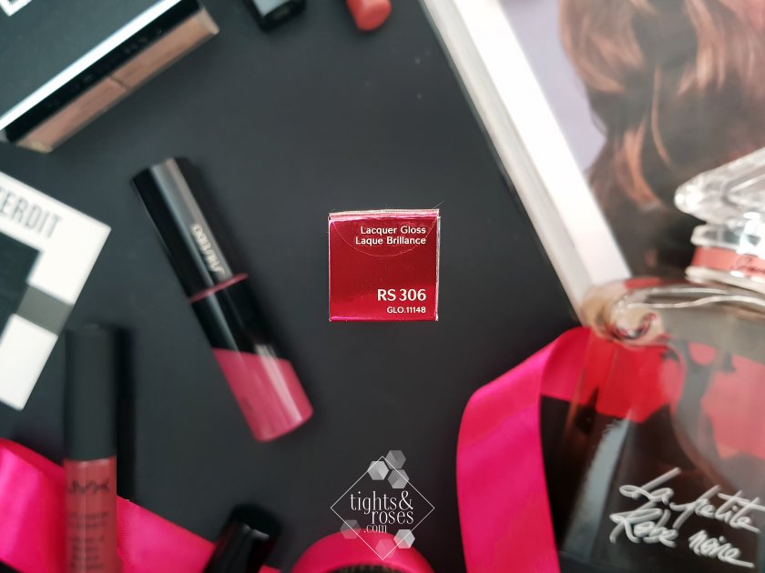 Неожиданный фаворит - блеск для губ Lacquer Gloss в оттенке RS 306 от Shiseido